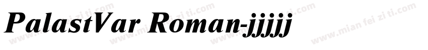 PalastVar Roman字体转换